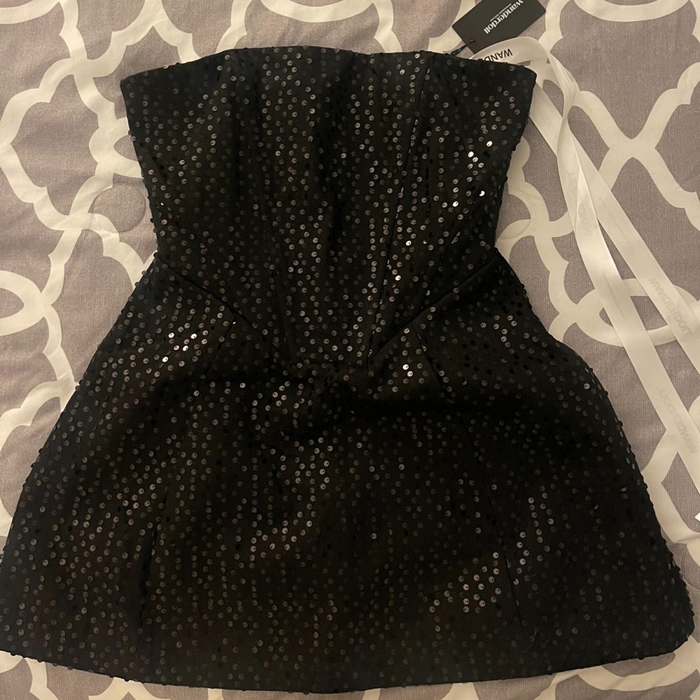 LIMITED EDITION BLACK GLAZE MAYA DRESS